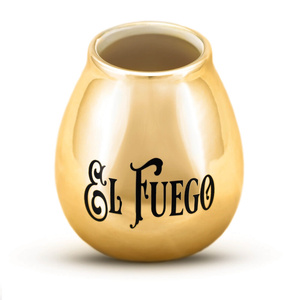 Set de Maté : El Fuego Elaborada 1kg + Calebasse + Bombilla