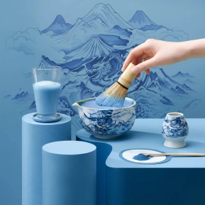 Coffret cérémonial pour préparer le thé matcha : matcha BIO japonais 30g + accessoires