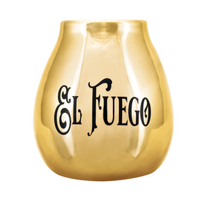 Set de Maté El Fuego 500g 0,5kg Yerbomos XL + Calebasse + Bombilla
