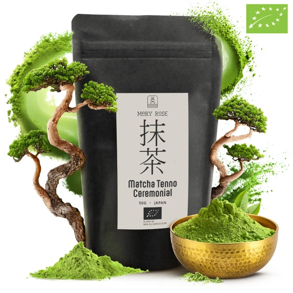 Mary Rose – Thé vert Matcha Tenno japonais (BIO) Cérémoniel 50 g