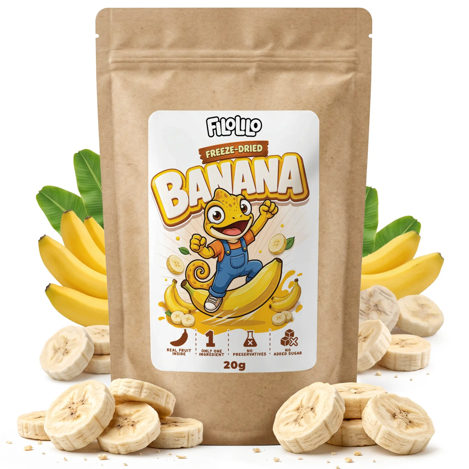 Banane lyophilisée FiloLilo