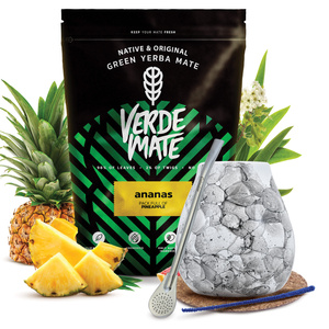 Set de Maté Verde Mate 500g 0,5kg Calebasse + Bombilla