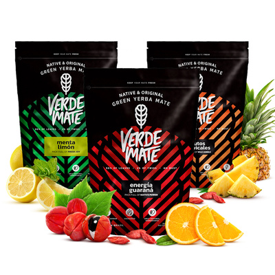 Set de Maté Verde Mate Fruité 3x400g