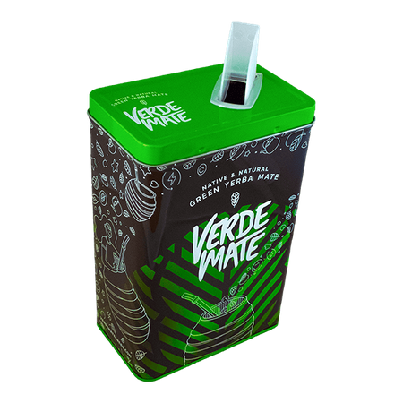 Yerbera - Boîte avec Verde Mate Green Naranja Tropico 0,5kg