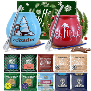 Coffret cadeau d'hiver Yerba Maté pour deux 10x50g