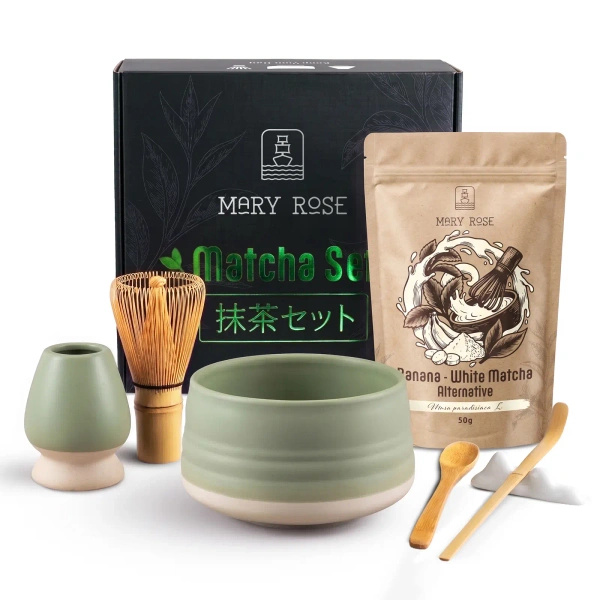 Coffret cadeau pour préparer la White Matcha