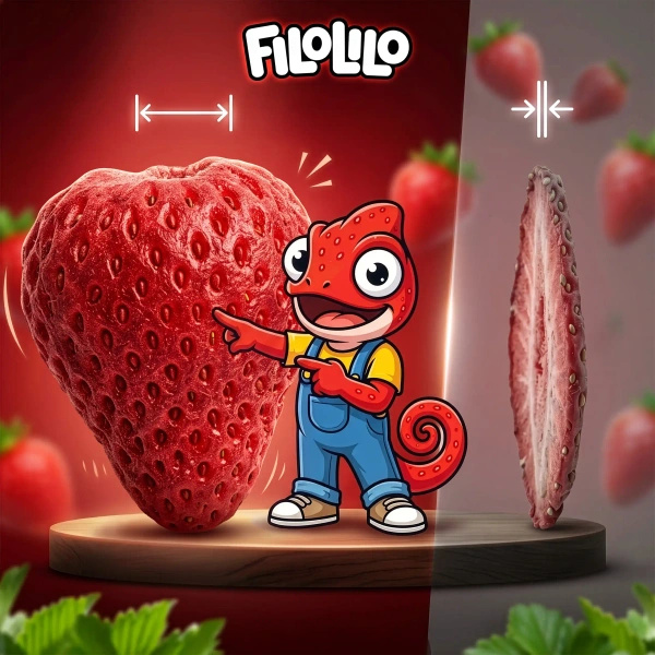 FiloLilo – Fraises lyophilisées entières 100 g