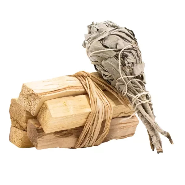 Encens Palo santo 50g sauge blanche grand set