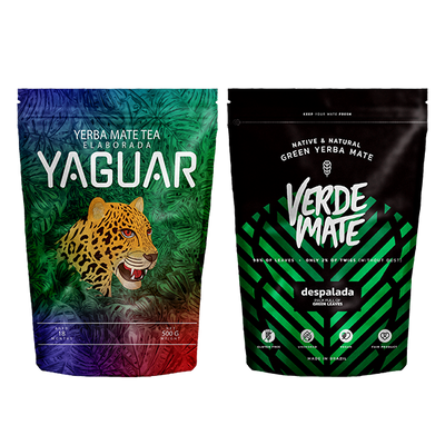 Yaguar Elaborada con Palo 0,5kg + Verde Mate Despalada 0,5kg