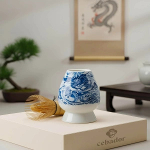 Coffret cérémonial pour préparer le thé matcha : matcha BIO japonais 30g + accessoires