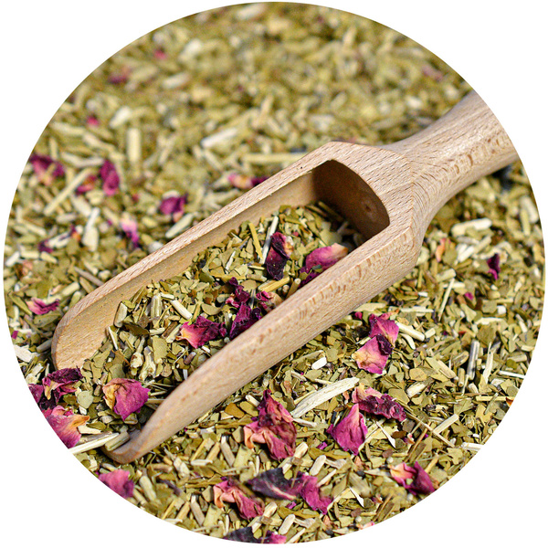 Set de yerba maté pour deux calebasse céramique bombilla 3x50g