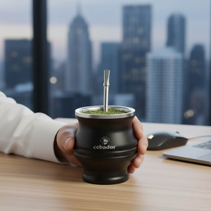 TermoColador – tasse isotherme pour yerba maté – 190 ml (noir)