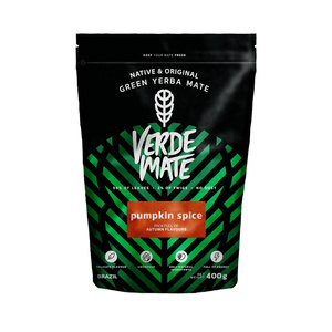 Coffret de Démarrage Yerba Maté Verde Mate Pumpkin Spice 400 g + Calebasse Caldero Chaudron