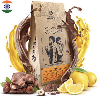 Coffe Broastery – Café en grains India Karnataka premium 400 g