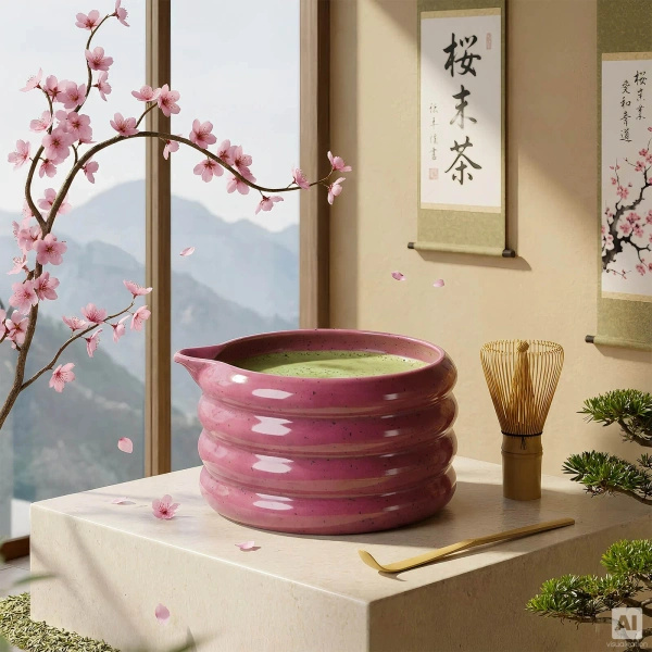 Coffret cadeau pour Matcha Latte coloré : Matcha + Pink Matcha + accessoires
