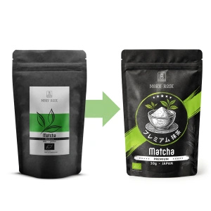 Coffret cadeau pour Matcha Latte coloré : Matcha + White Matcha + accessoires