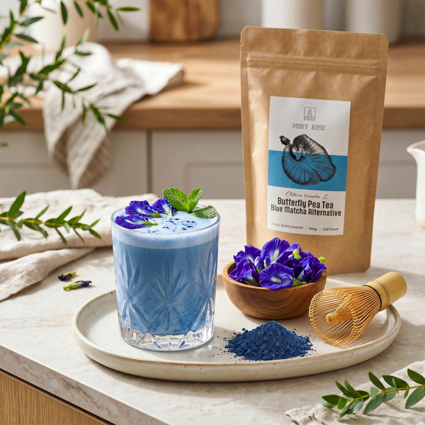 Mary Rose – Blue Matcha Alternative – Butterfly Pea Tea (poudre) 100 g