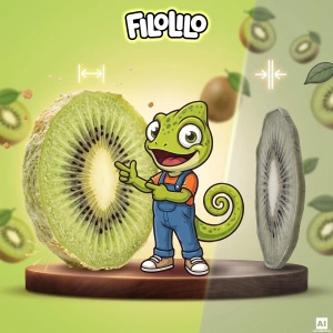 FiloLilo – Kiwi lyophilisé en tranches 20 g