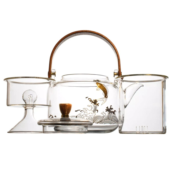 Théière en verre avec filtre / Carafe filtrante Pescado 500 ml 