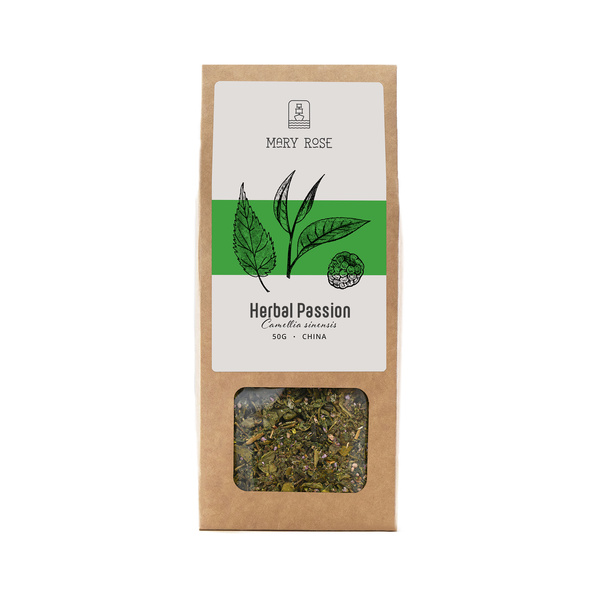 Mary Rose – Thé vert Herbal Passion – 50g