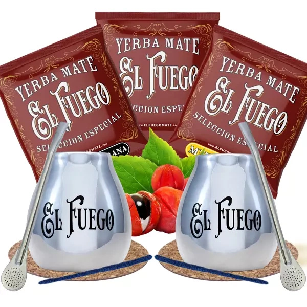 Yerba Mate Set pour couples El Fuego THE BEST