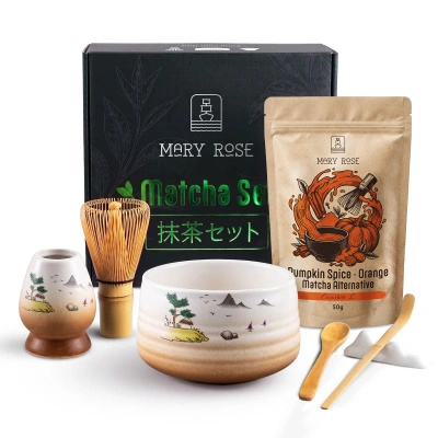 Coffret cadeau pour préparer la Orange Matcha