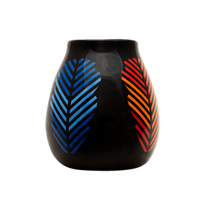 Calebasse en céramique avec logo Samba - 350 ml