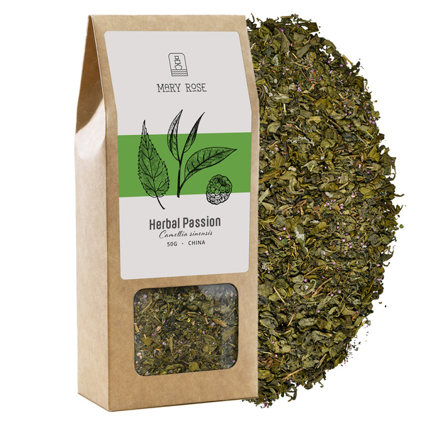 Mary Rose – Thé vert Herbal Passion – 50g