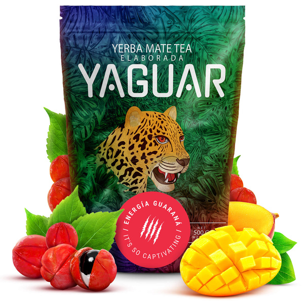Coffret Yerba Mate Yaguar Energy Calebasse Gatito 500g