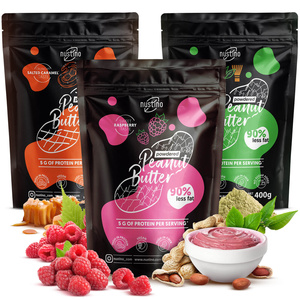 Ensemble de beurre de cacahuète en poudre Nustino : Raspberry + Salted Caramel + Matcha 3x400g