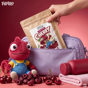 FiloLilo – Cerises lyophilisées entières dénoyautées 100 g