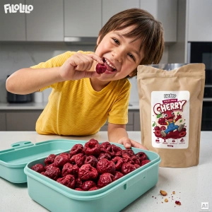 FiloLilo – Cerises lyophilisées entières dénoyautées 100 g