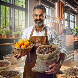 Bro Coffee Roastery – Café en grains Brazil Guaxupe Premium 400 g