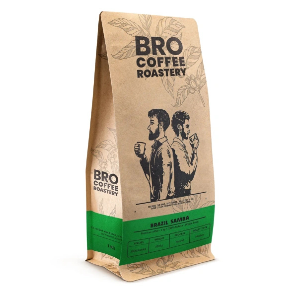 Bro Coffee Roastery – Café en grains Brazil Samba Premium 1 kg