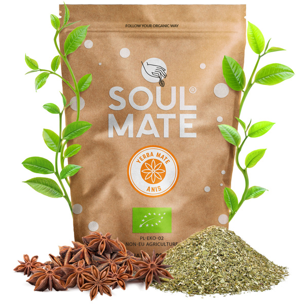 Set de Maté Soul Mate Organica 2x500g 1kg Calebasse + Bombilla