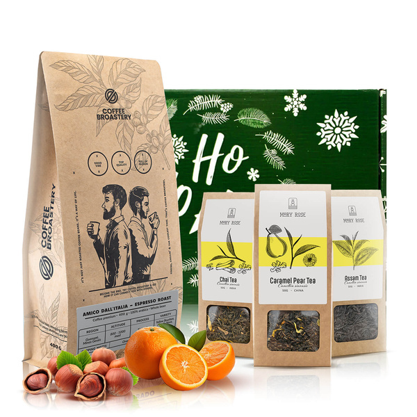 Coffret cadeau avec café Coffee Broastery et thé Mary Rose