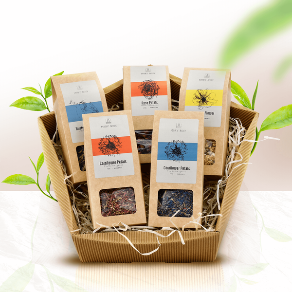 Coffret cadeau : fleurs comestibles séchées de Mary Rose