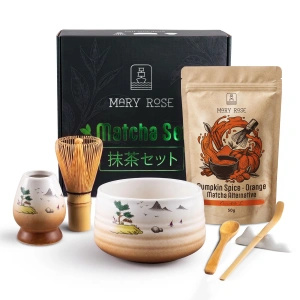 Coffret cadeau pour préparer la Orange Matcha