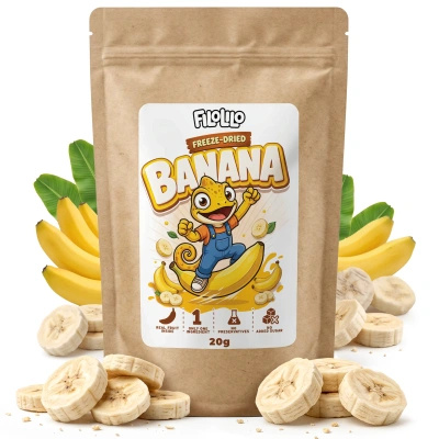 FiloLilo – Bananes lyophilisées en tranches 20 g