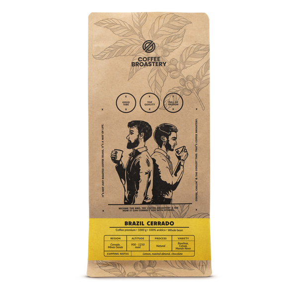 Set de Bro Coffee Roastery Brazil Cerrado 2x1kg (2kg)