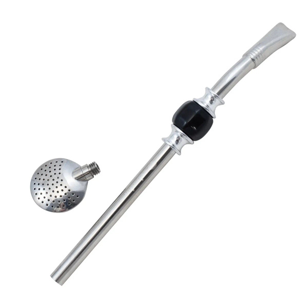 Bombilla Bomba avec pierre - noire