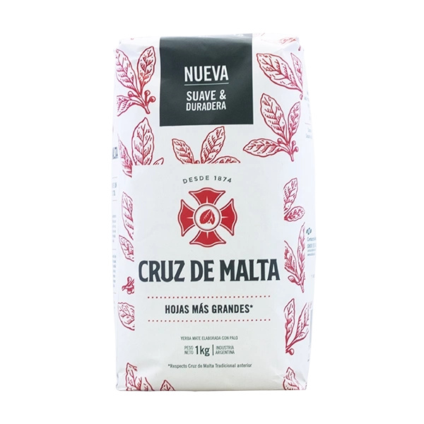 Set de Maté Elaborada: El Fuego 1kg + Cruz de Malta 1kg