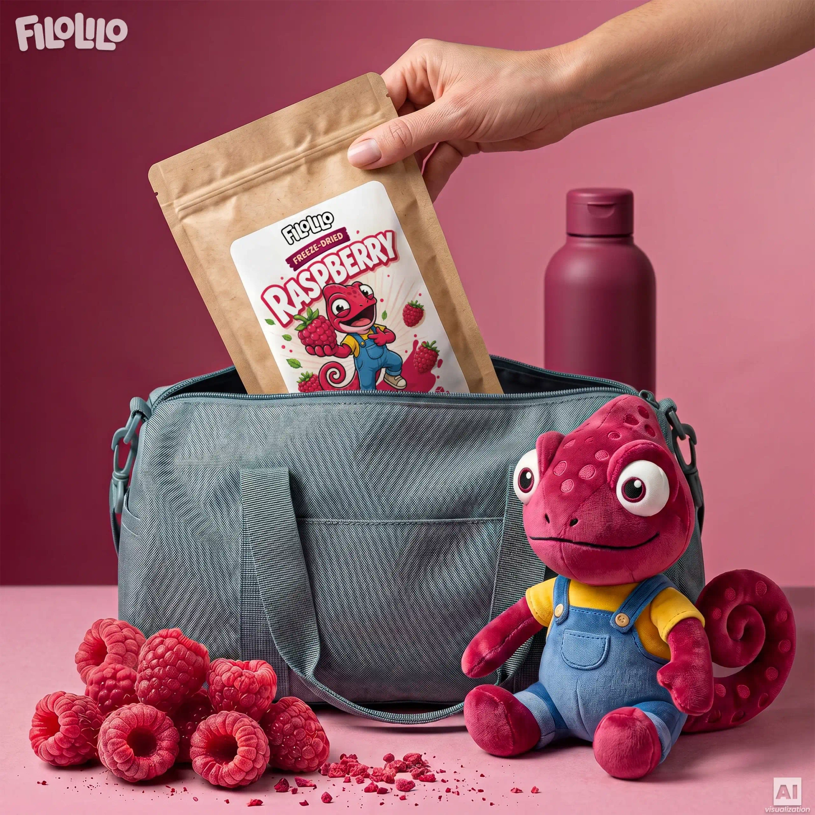 Framboises lyophilisées FiloLilo