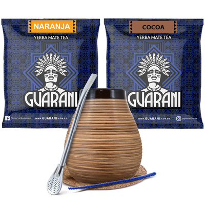 Ensemble Yerba mate Bombilla Calebasse BIO