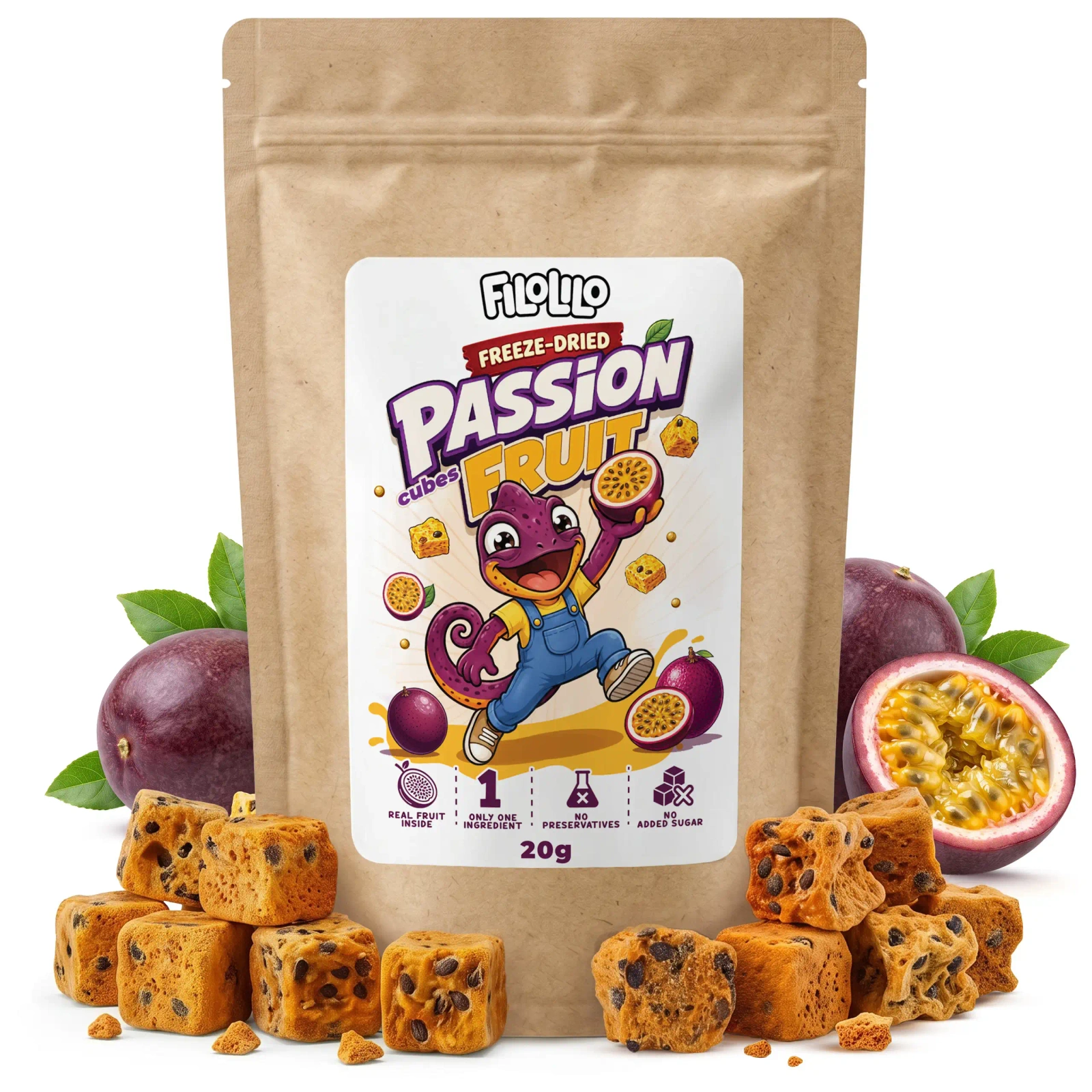 FiloLilo fruit de la passion lyophilisé