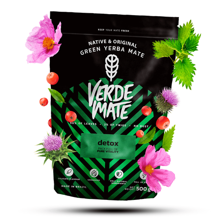 Yerba Mate Set Verde Mate Detox 500g + Verde Mate Cactus de juarez 500g