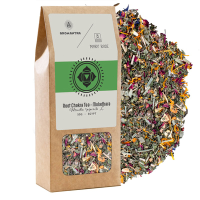 Aromantra x Mary Rose – Tisane du chakra racine (Muladhara) 50 g