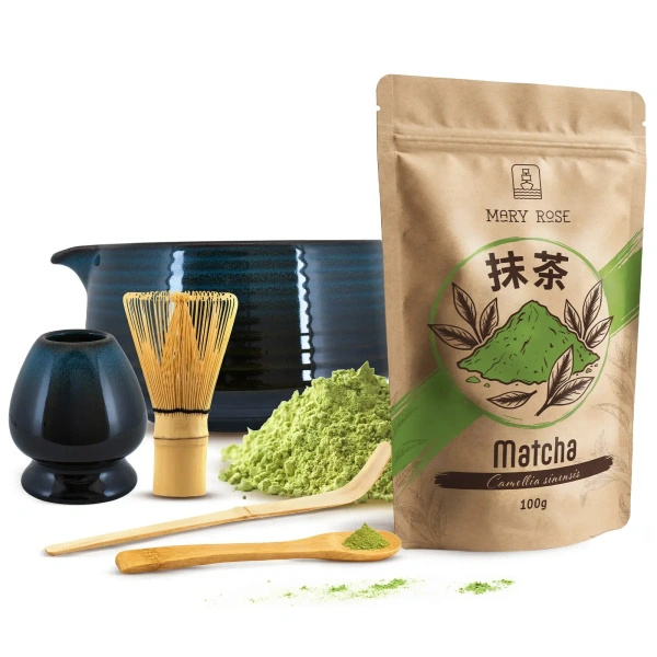 Set d'infusion de thé Matcha: matcha 100g + accessoires