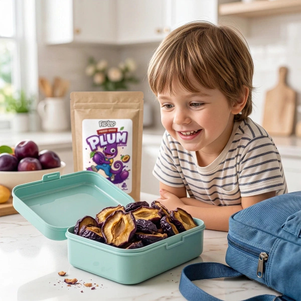 FiloLilo – Prunes lyophilisées en moitiés 20 g