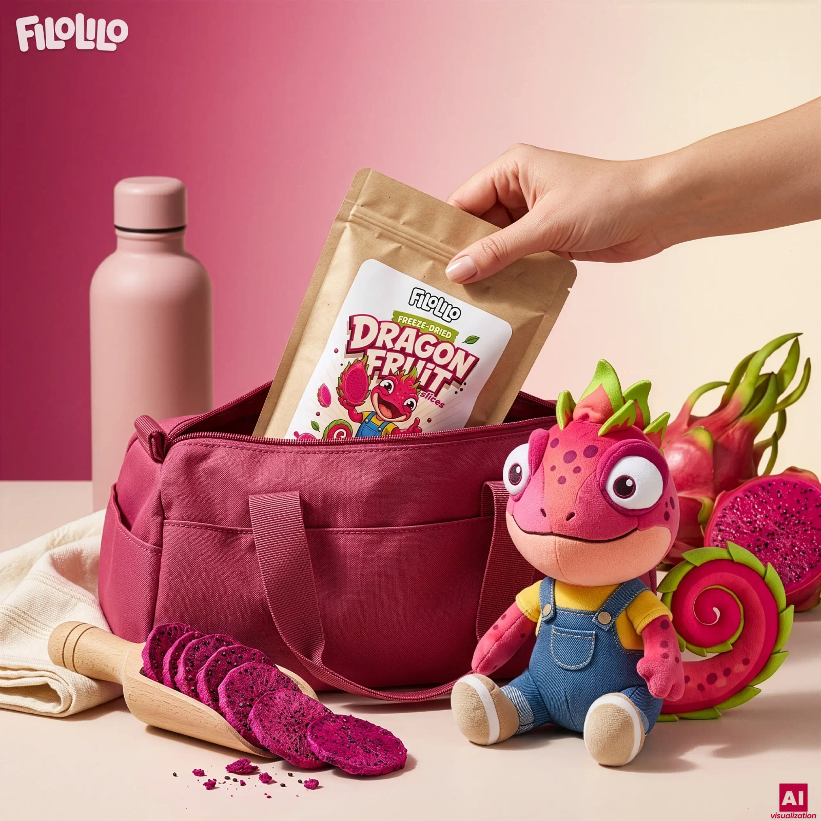 FiloLilo fruit du dragon lyophilisé